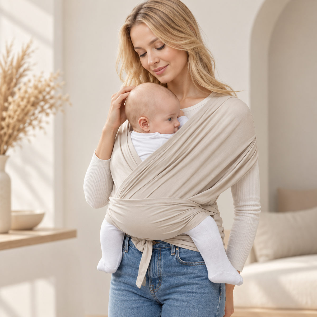 Écharpe de Portage Bébé Physiologique