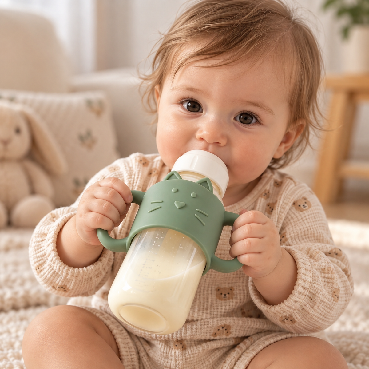 Manchon de biberon en silicone pour bébé