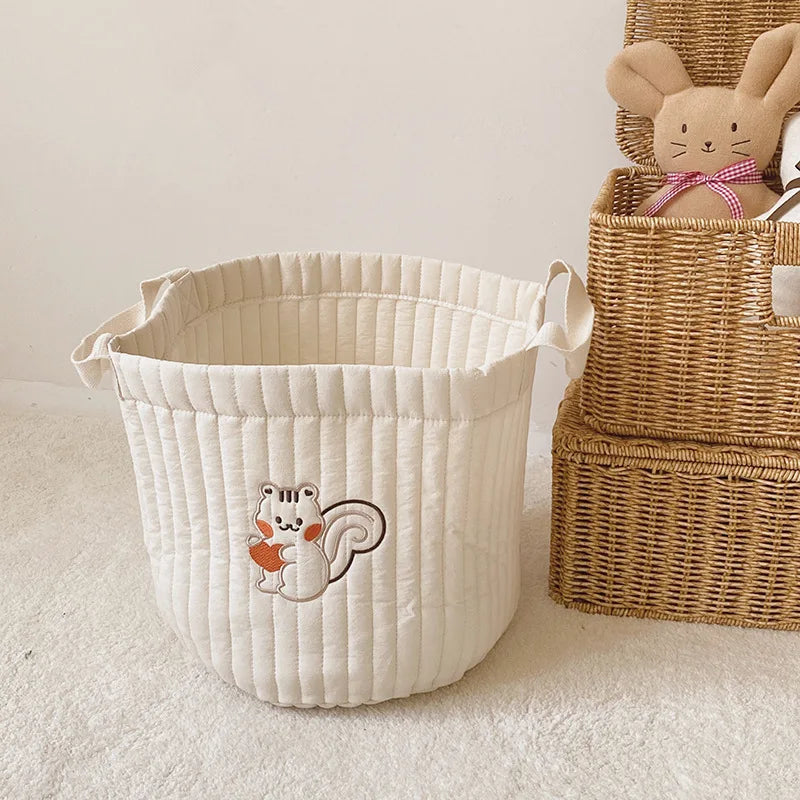 Panier de Rangement Bébé en Coton