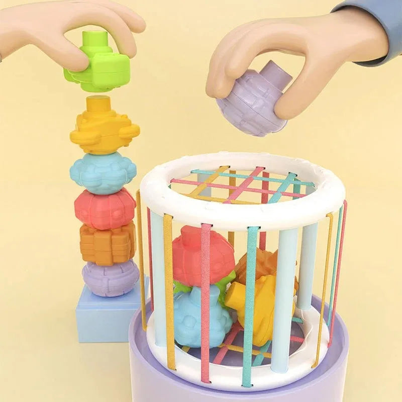 Cube d’Activités Montessori Arc-en-Ciel
