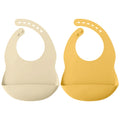 Bavoir bébé en silicone avec récupérateur