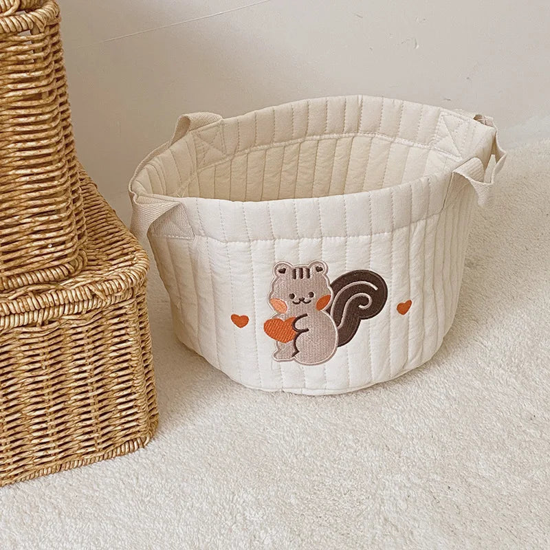 Panier de Rangement Bébé en Coton
