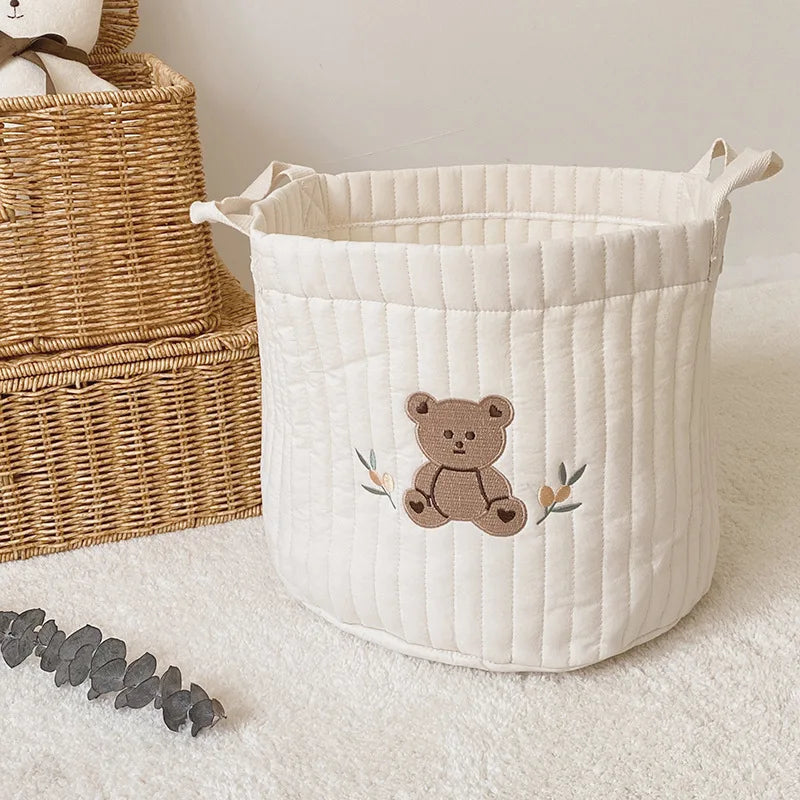 Panier de Rangement Bébé en Coton