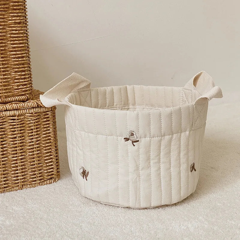 Panier de Rangement Bébé en Coton