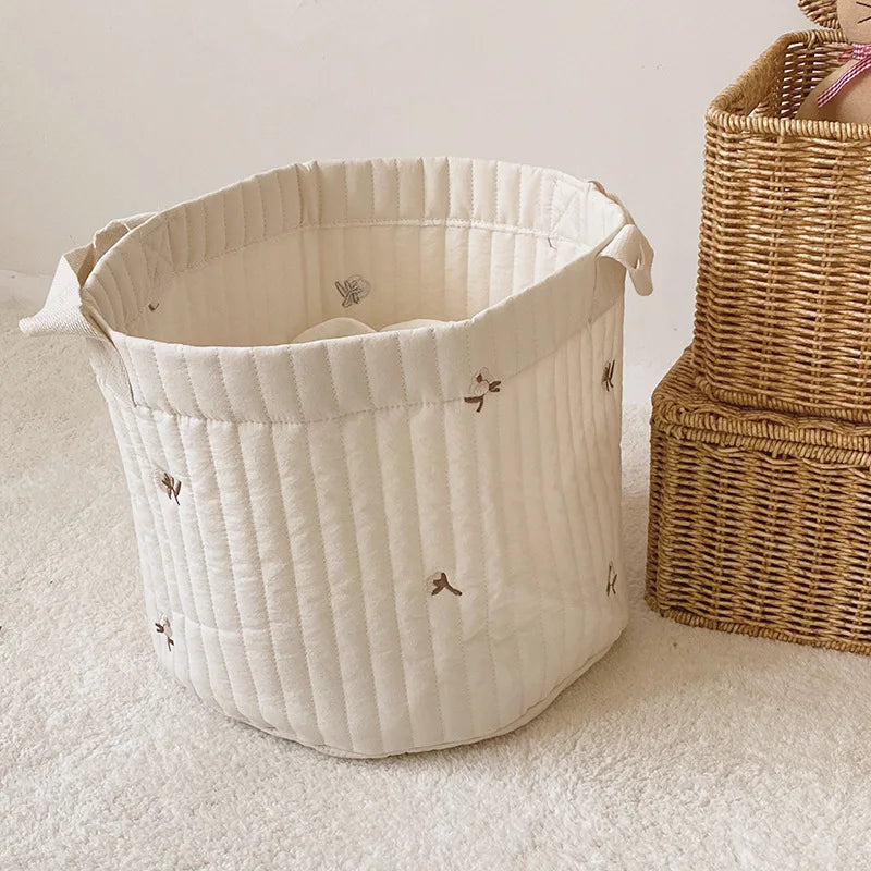 Panier de Rangement Bébé en Coton