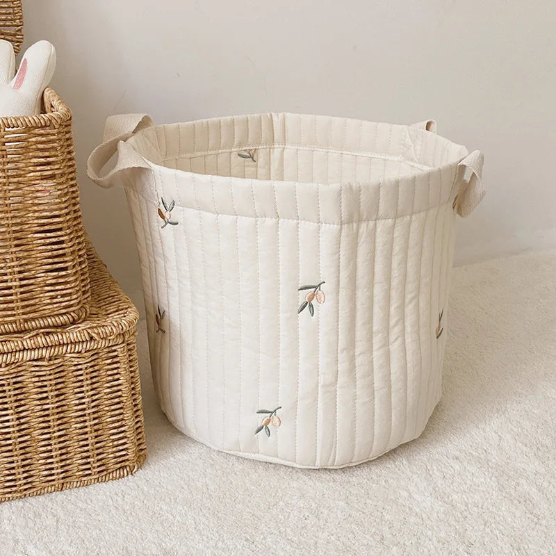 Panier de Rangement Bébé en Coton