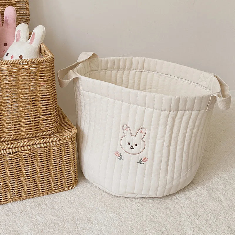 Panier de Rangement Bébé en Coton