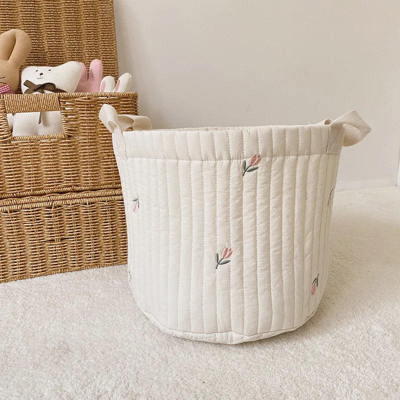 Panier de Rangement Bébé en Coton
