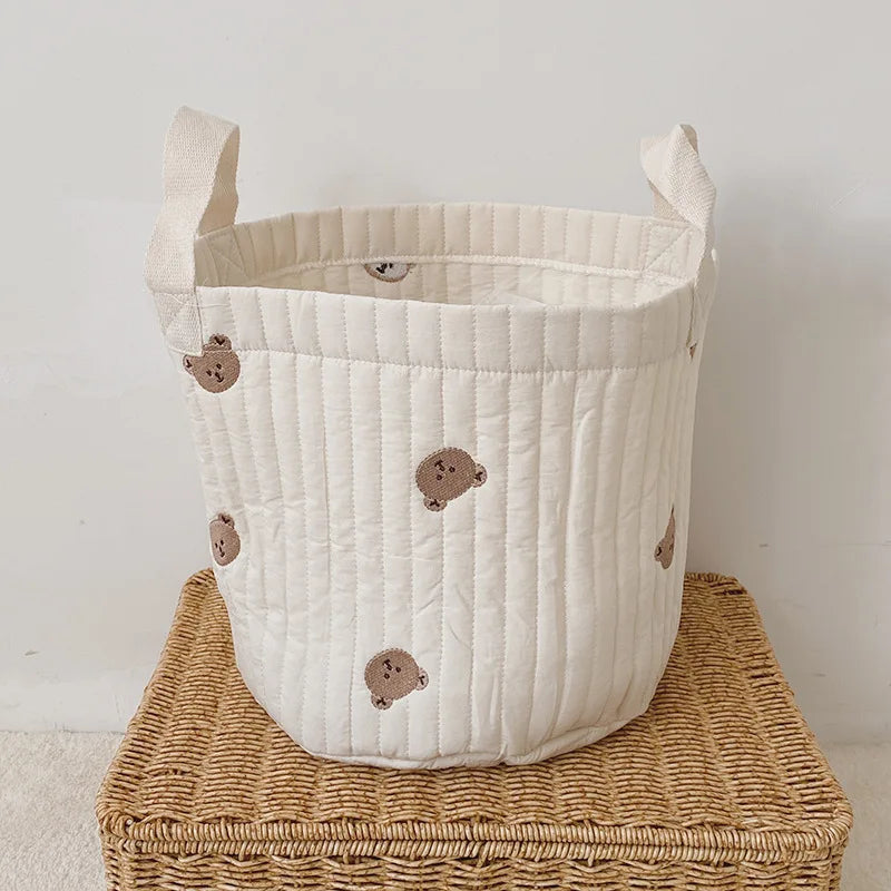 Panier de Rangement Bébé en Coton