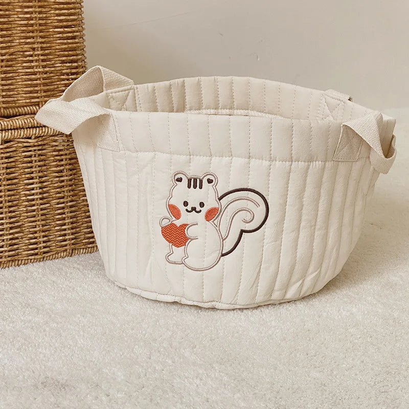 Panier de Rangement Bébé en Coton