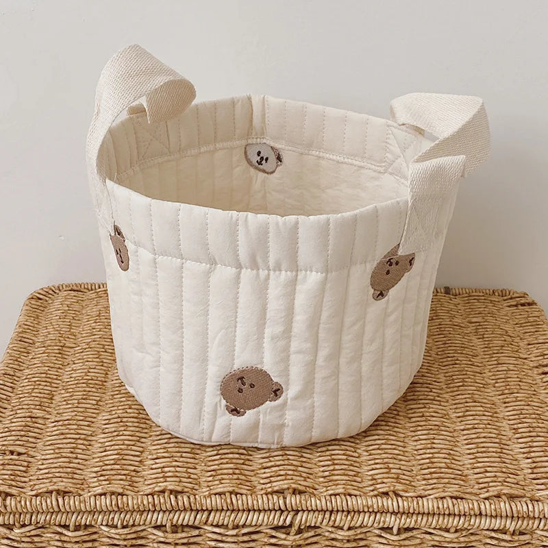Panier de Rangement Bébé en Coton