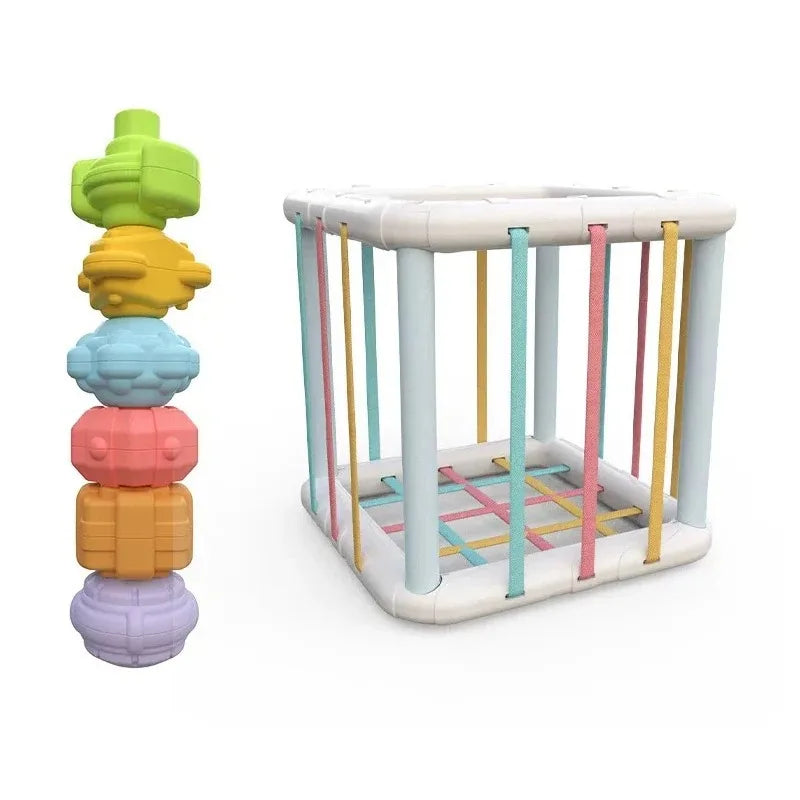 Cube d’Activités Montessori Arc-en-Ciel